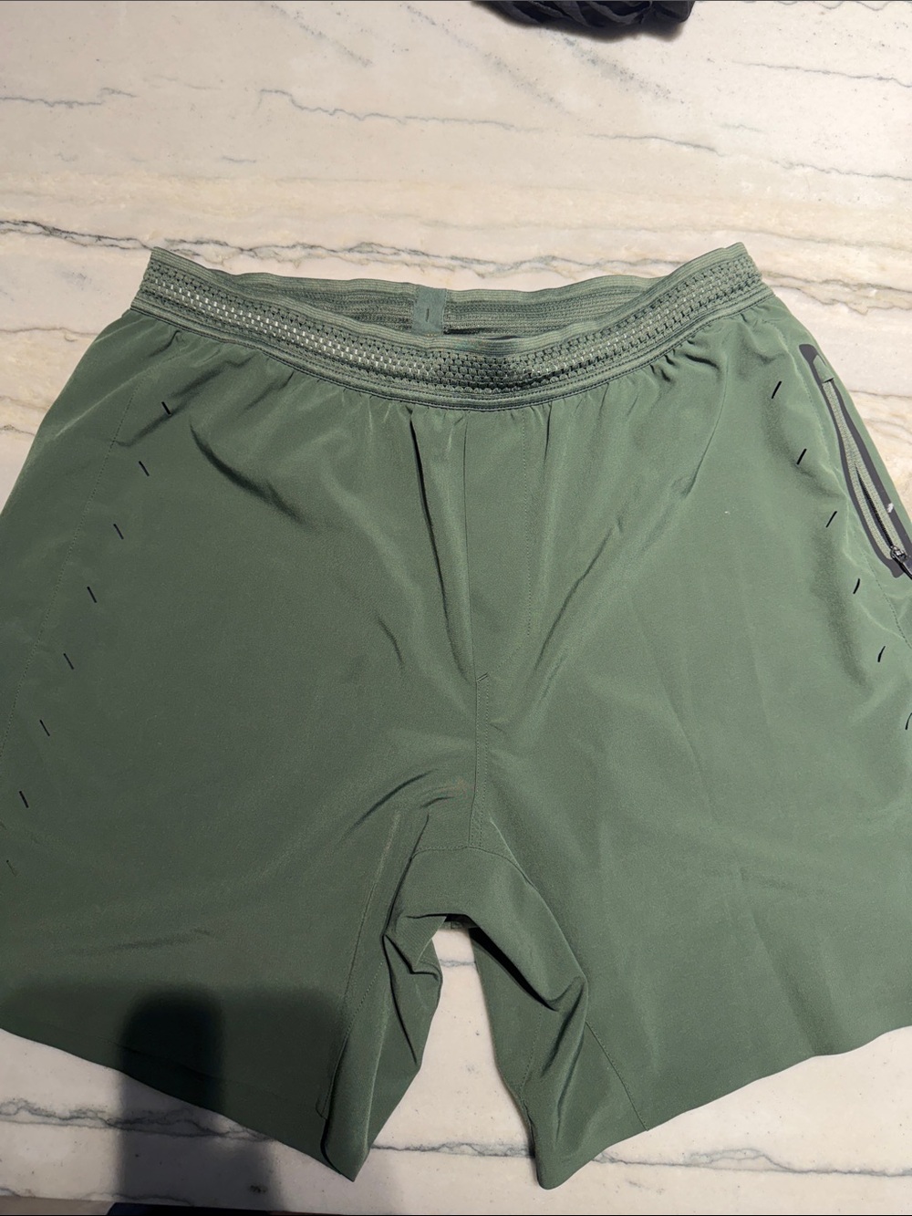 Ten Thousand x Soul Cycle Olive Green Training Shorts